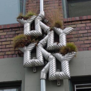 Drainage system as artwork